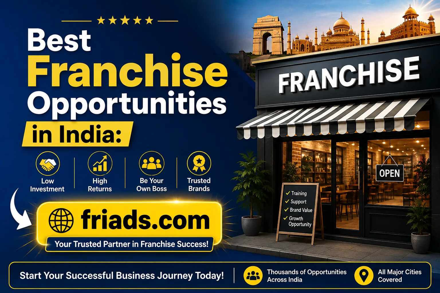 Best Franchise Opportunities in India: